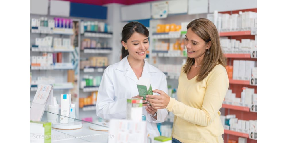 screening donna in farmacia